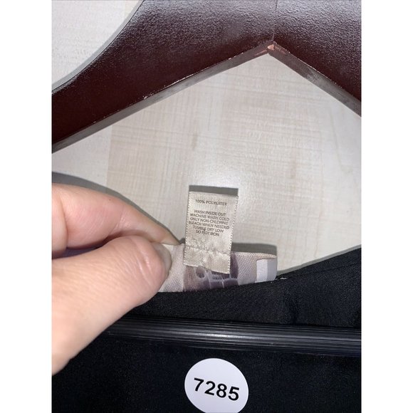 Loft Ann Taylor Black Chiffon Sequined Tank Top Womens Size Large-7285 - Picture 3 of 7